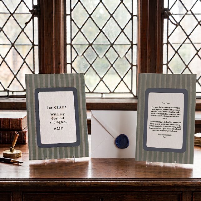 Personalised Sincere Apology Card (Creator Uploaded)