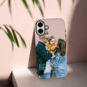 Personalised Single Photo & Name iPhone 16 Plus Case