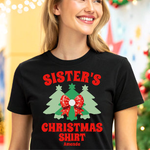 Personalised Sister's Christmas Shirt