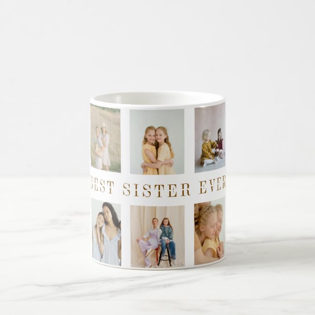 Personalised Sisters Mug | Custom Photos (Center)