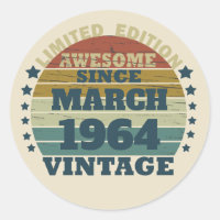 Personalised sixty vintage 60th birthday gifts 