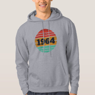 Personalised sixty vintage 60th birthday gifts hoodie