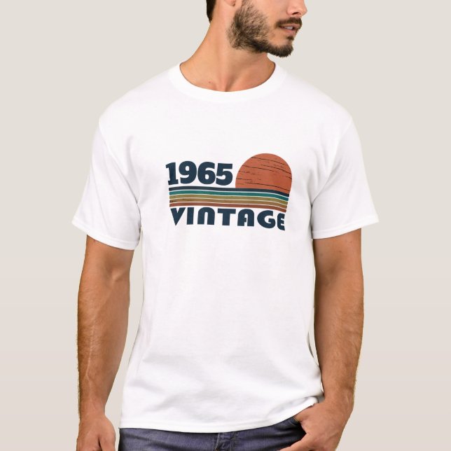 Personalised sixty vintage 60th birthday gifts T-Shirt (Front)