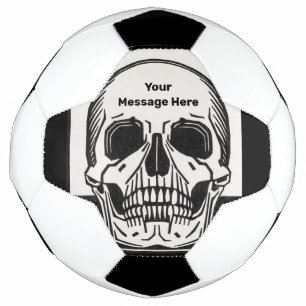 Personalised Skeleton Birthday Halloween Party Football