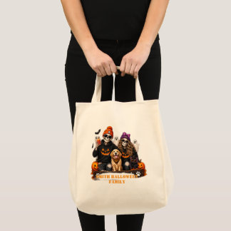 Personalised Skeleton Halloween Stay Spooky T-Shir Tote Bag