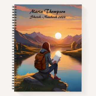 Personalised Sketch - Travel - Notebook - Diary