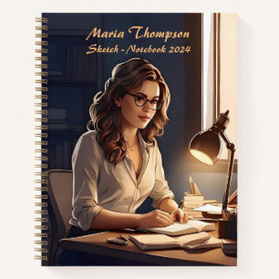 Personalised Sketch - Travel - Notebook - Diary