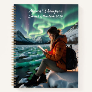 Personalised Sketch Travel Notebook Journal Diary