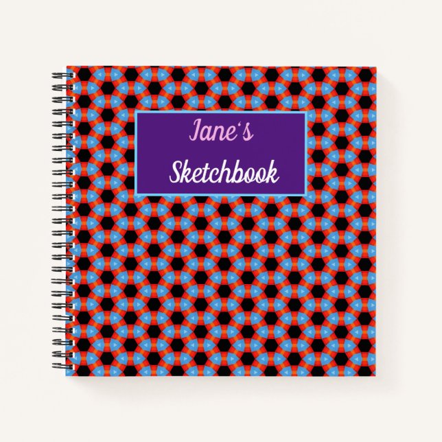Personalised Sketchbook Notebook (Front)
