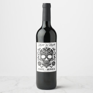 Personalised Skull Wine Labels