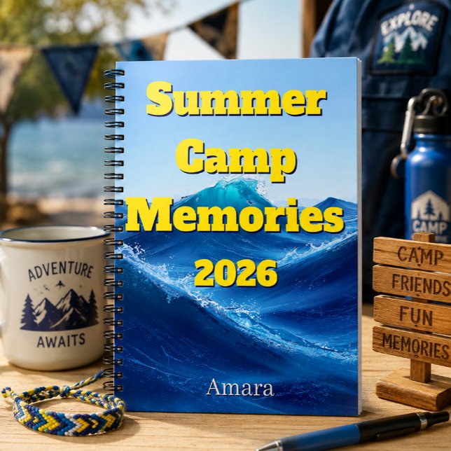 Personalised Sleepaway Summer Camp Camper's Notebook (Creator Uploaded)