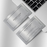 Personalised Slick Silver Grey Metallic Texture