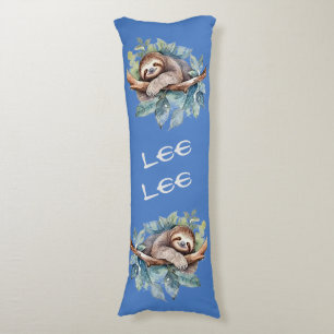 Personalised Sloth Body Pillow