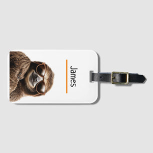 Personalised Sloth Luggage Tag