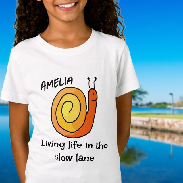 Personalised Slow Snail T-Shirt (Creator Uploaded)