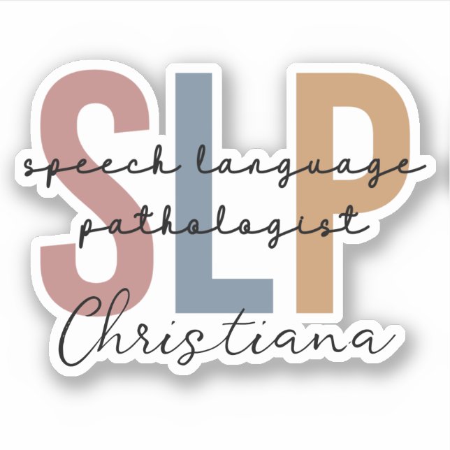 Personalised SLP Speech Language Pathologist (Front)