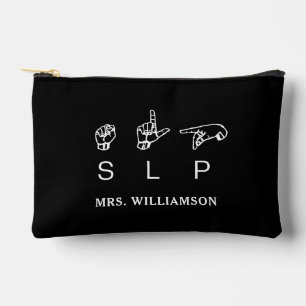 Personalised SLP Speech Pathologist Appreciation Accessory Pouch
