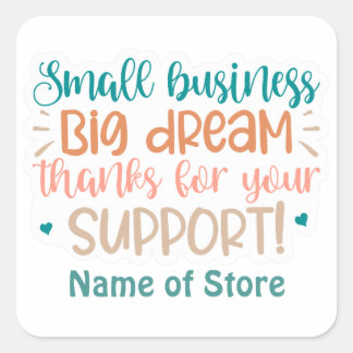 Personalised Small Business Sticker Pack