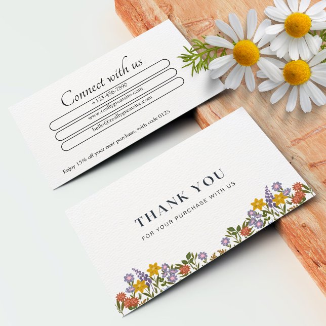 Personalised Small Business Thank You Notes Business Card (Personalized Small Business Thank You Notes)