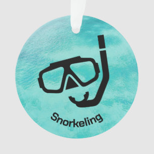 Personalised Snorkelling Ornament