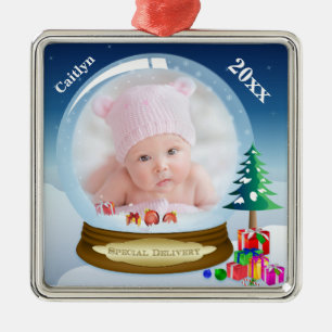 Personalised Snow Globe Photo Ornament