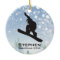 Personalised Snowboarding Ornament