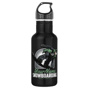 Personalised Snowboarding Snow Boarder Shredding  532 Ml Water Bottle