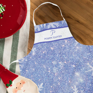 Personalised Snowflake Christmas Apron