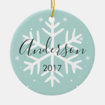 Personalised Snowflake Photo Christmas Ornament
