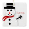 Personalised Snowman Christmas Ornaments
