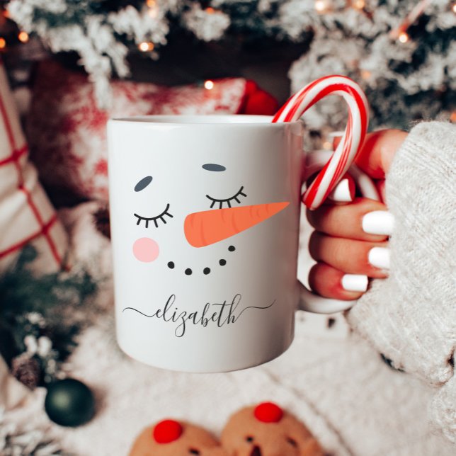 Personalised Snowman Coffee Mug (Creator Uploaded)