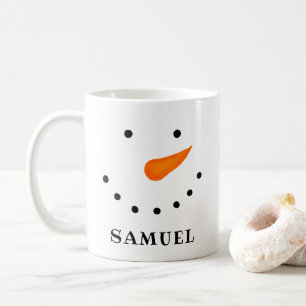Personalised Snowman Coffee Mug