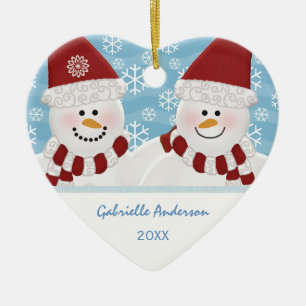 Personalised Snowman Ornament