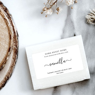 Personalised Soap Label Sticker