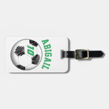 Personalised Soccer Bag Tag
