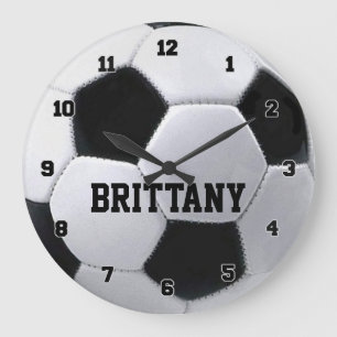 Personalised Soccer Ball Clock