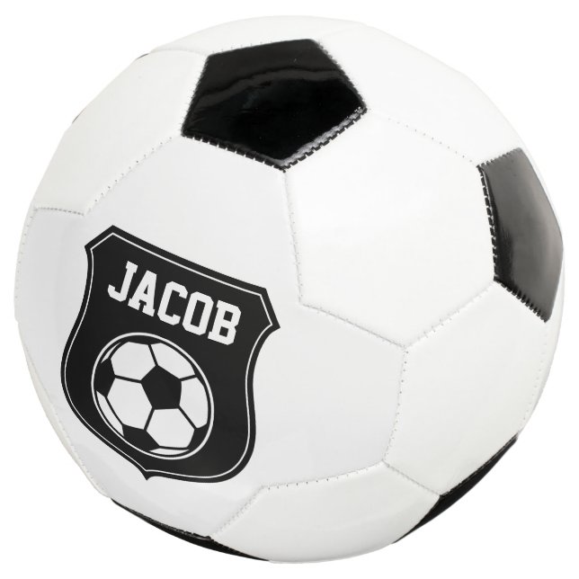 Personalised soccer ball design with custom name (Three Quarter)