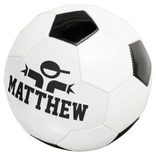 Personalised soccer ball gift with kid's name
