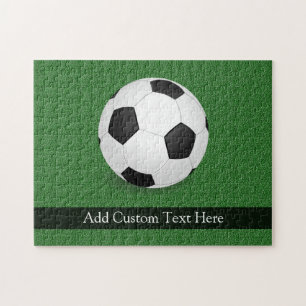 Personalised Soccer Ball Jigsaw Puzzle