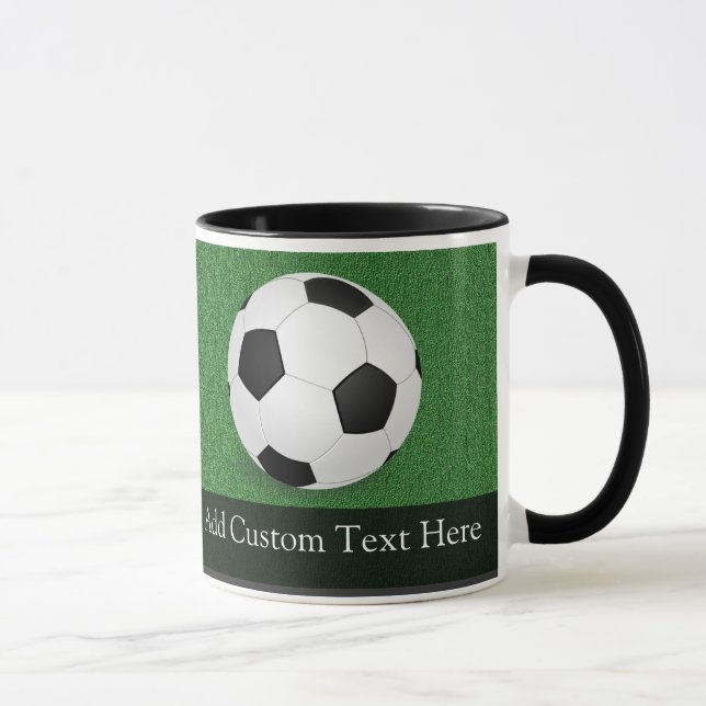 Personalised Soccer Ball Mug (Right)