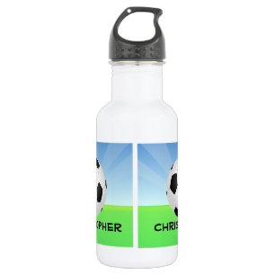 Personalised Soccer Ball Sunny Day Sports 532 Ml Water Bottle