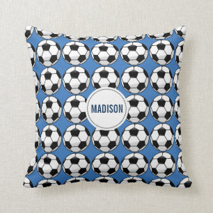 Personalised Soccer Ball with Team Name and Number Cushion
