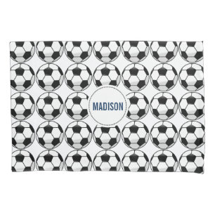 Personalised Soccer Ball with Team Name and Number Pillowcase