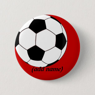 Personalised Soccer Button