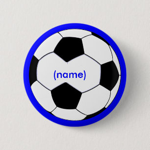 Personalised Soccer Button