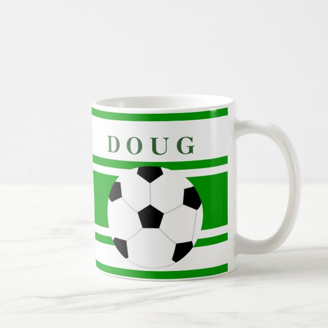 Personalised Soccer Coffee Mugs (Right)