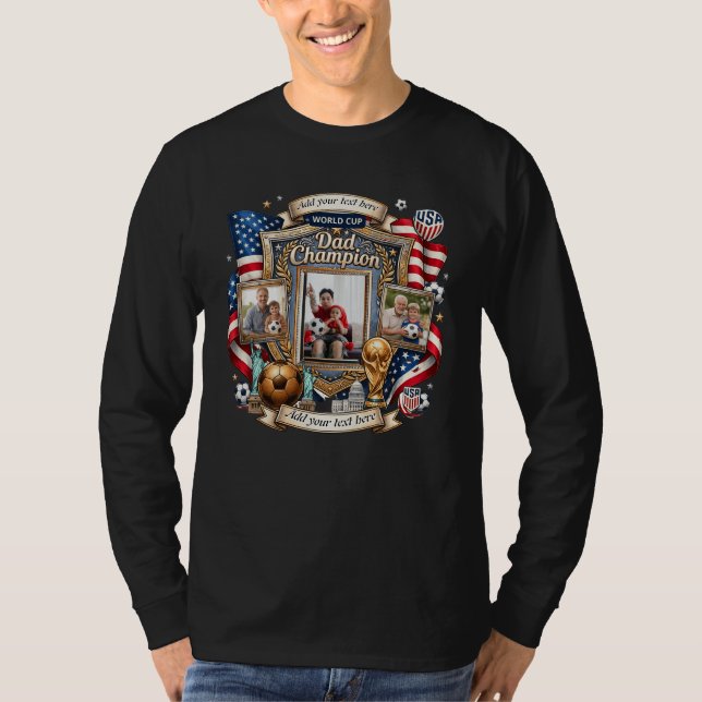 Personalised Soccer Dad Shirt (Front)
