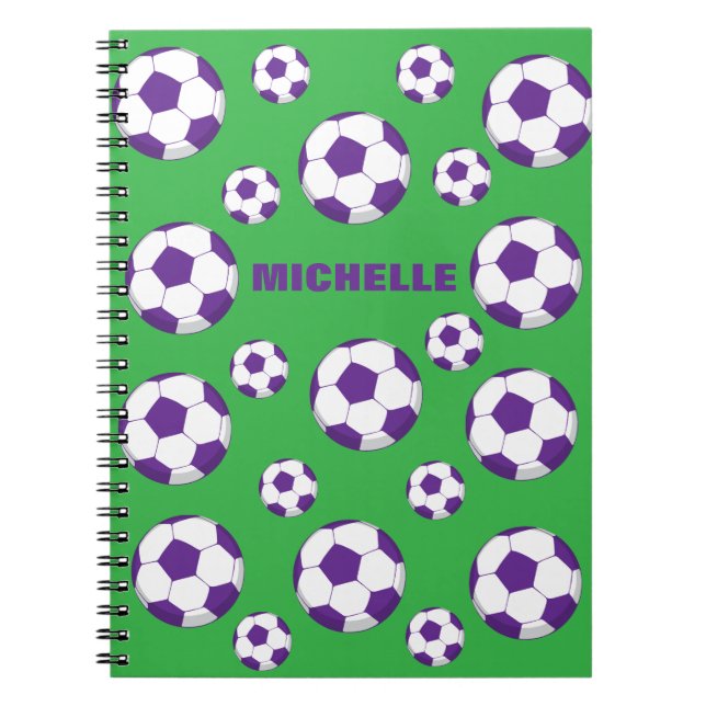 Personalised Soccer Field Notebook (Front)