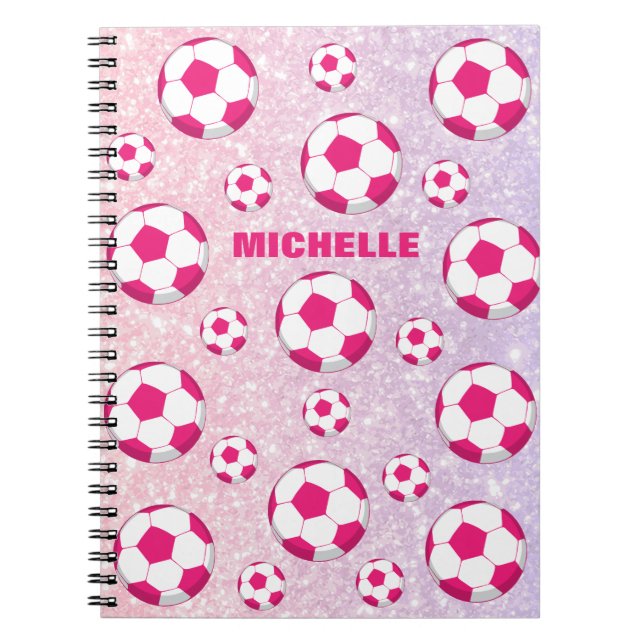 Personalised Soccer Field Notebook (Front)