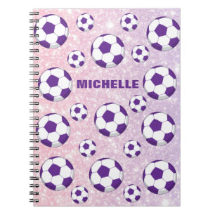 Personalised Soccer Field Notebook